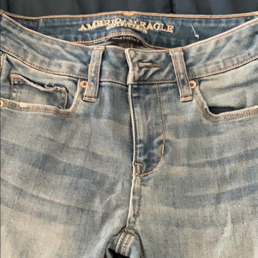 American Eagle super stretch 0 jeans